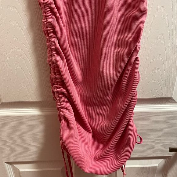 Garage Pink Ria Ruched Tank Dress - Picture 9 of 9